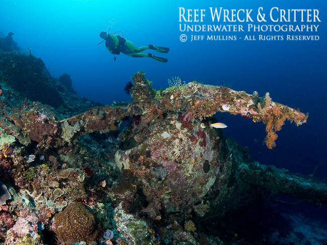 The wreck of a P47D Aircraft from WWII - Photo Copyright Jeff Mullins 2013