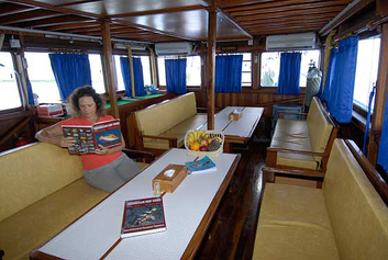 Raja Ampat Live Aboard Meals Area
