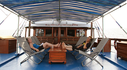 Raja Ampat Liveaboard Top Deck