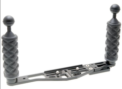 Underwater Camera Base Plate for two strobes